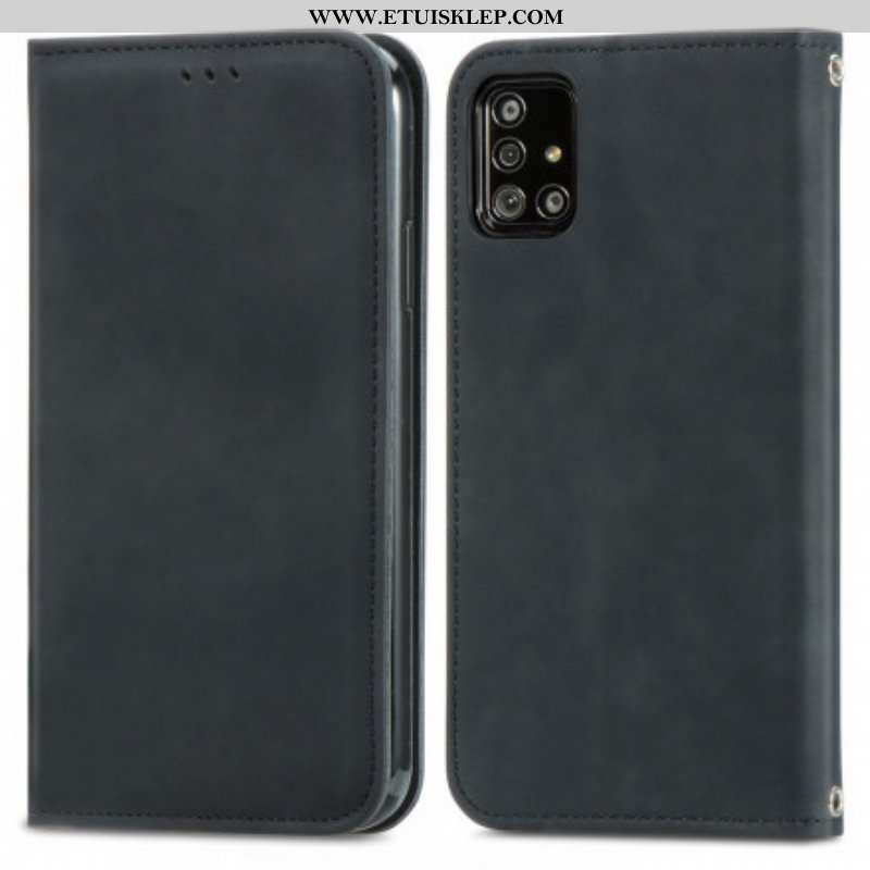 Etui Na Telefon do Samsung Galaxy A51 5G Etui Folio Sztuczna Skóra W Stylu Vintage